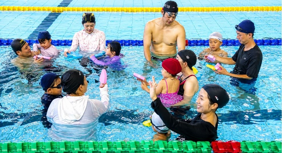 親子で楽しむ水遊び